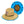 Load image into Gallery viewer, Youth Blue Anchor Cozi Lifeguard Hat
