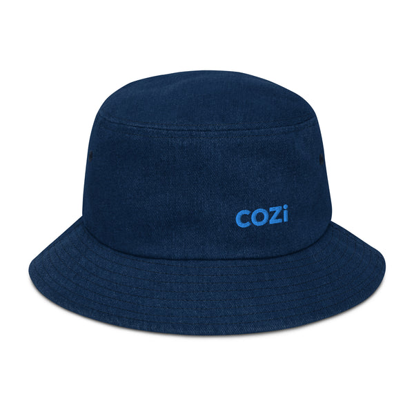 Denim bucket hat