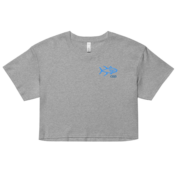 Women’s Blue fin crop top