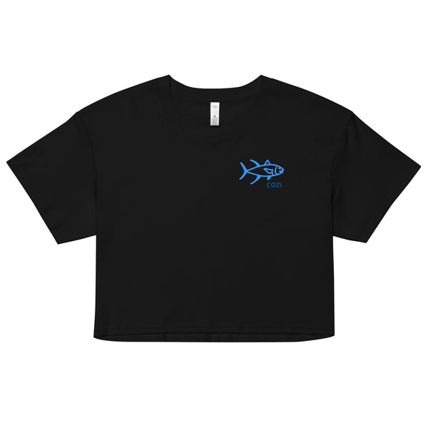 Women’s Blue fin crop top