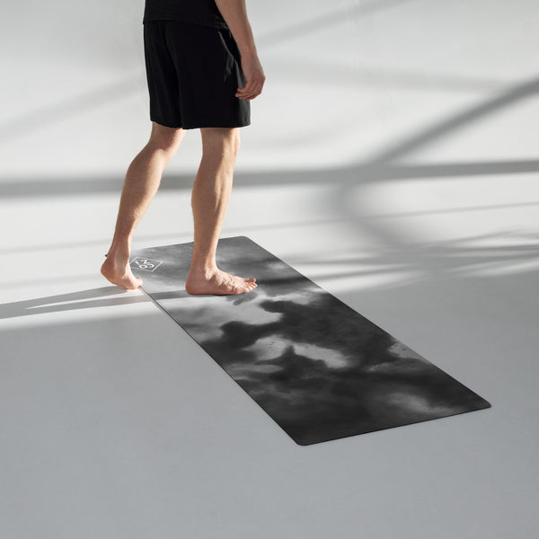 Gray Clouds Yoga Mat