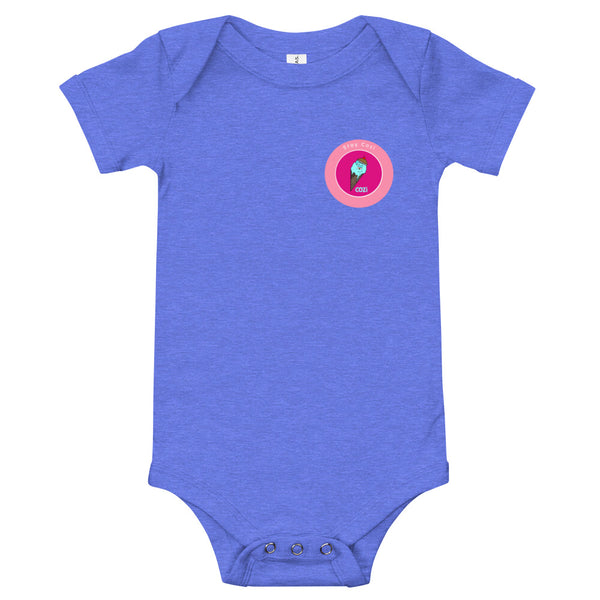 Baby Short Sleeve Onesie Pink