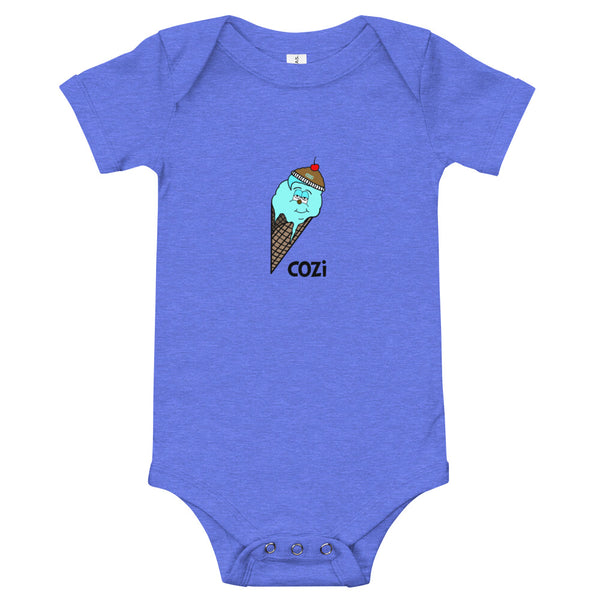 Cozi Cone Onesie Aqua