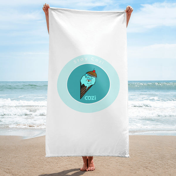 Stay Cozi Oceanside Towel Aqua