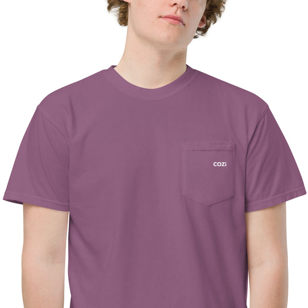 Garment-Dyed Cozi Pocket Tee