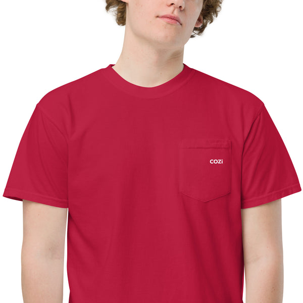 Garment-Dyed Cozi Pocket Tee